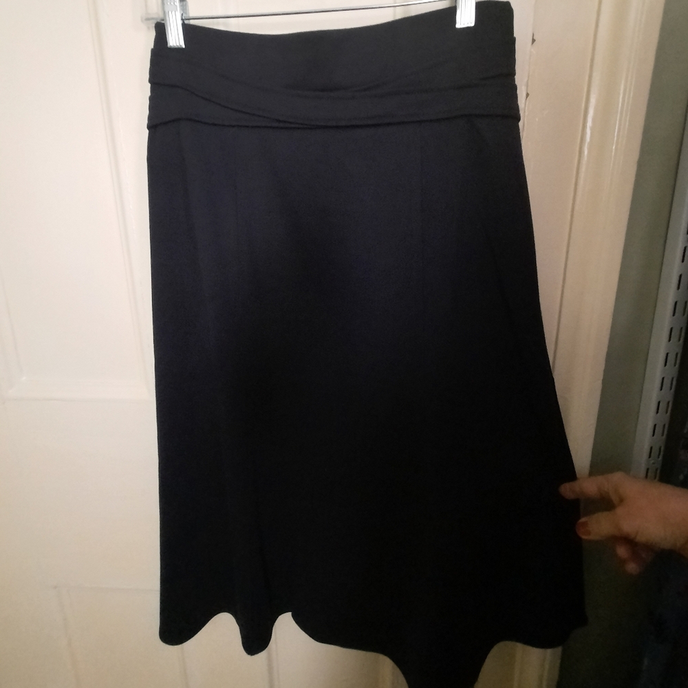Black Aline skirt